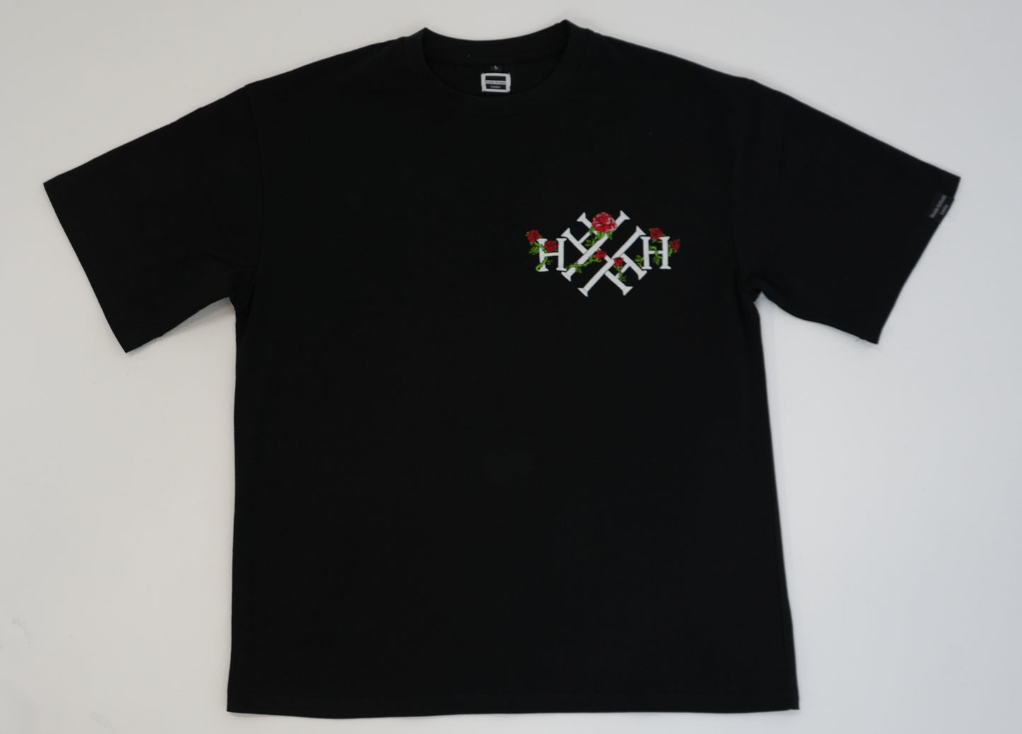 Embroidered Rose Logo Tshirt